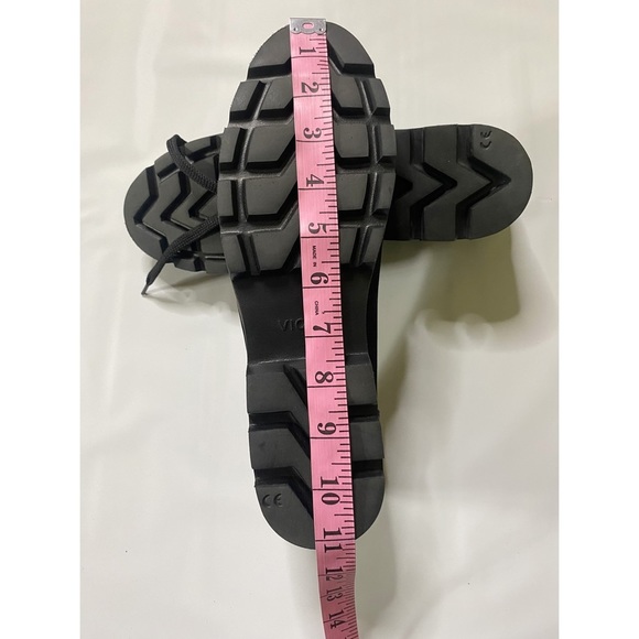 Vionic Teagan Lace Up Lug Sole Loafer Nubuck Leather Comfort Black 9.5 - Picture 13 of 14